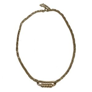 Vintage & Rare Christian Dior Gold Toned Rope Necklace